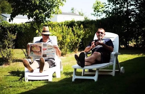Sainte-Foy House | Camping Au Pré de l'Etang * - Mobile home IBIZA DUO 2 bedrooms 4 people