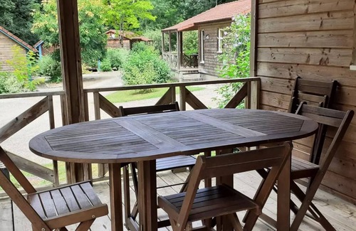Navarrenx Ski Chalet | Camping Beau Rivage * - Chalet Privilege 35m2 - PMR 2 bedrooms - 6 people