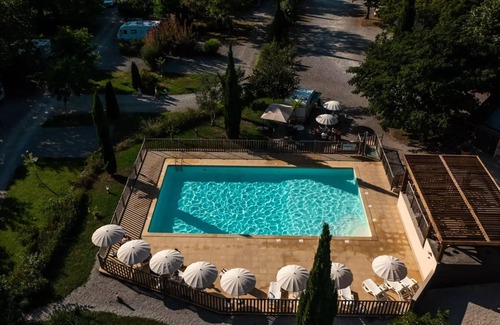 Navarrenx Ski Chalet | Camping Beau Rivage * - Chalet Privilege 35m2 - PMR 2 bedrooms - 6 people