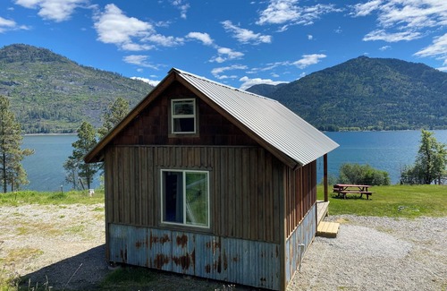 Sandpoint Cabin | Camping cabin on lakefront ranch in Sandpoint