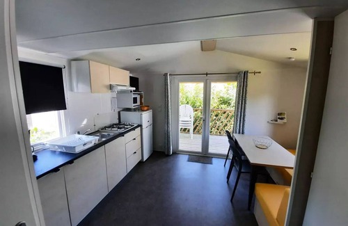 Plouezoch House | Camping de la Baie de Térénez * - Comfort Loggia Bay mobile home 3 rooms 4 people