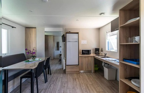 Saint-Rome-de-Tarn House | Camping de la Cascade * - Super Riviera mobile home equipped with air conditioning for 4 people