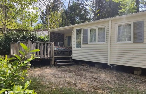 La Cassagne House | Camping de la Grande Prade * - Residence Mobile comfort Acacias with semi-covered terrace 12 m2 equipped with air conditioning 4 people