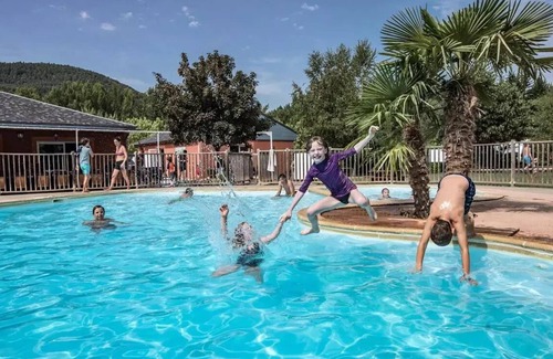 Saint-Jean-du-Bruel House | Camping Flower La Dourbie * - Mobile Home Premium Grand Large Les Cévennes 3 Rooms 4 People Air Conditioning