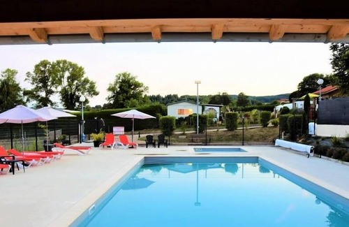 Saint-Bonnet-le-Chateau House | Camping De La Belle Etoile *** - Mobil Home Comfort 4 Rooms 6 People