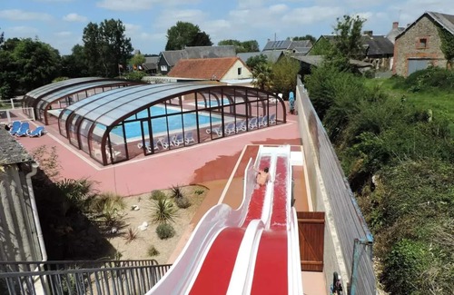 Cahagnolles House | Camping L'Escapade * - Mobile home Grand Large 34m2 (3 bedrooms) + terrace 6 people