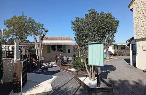 Massillargues-Attuech House | Camping l'Olivier * - Mobil-Home Eco 2 bedrooms 4 people