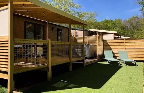 Aizenay Villa | Camping La Forêt * - Mobile home O'HARA 844 VIP garden side - 2 bedrooms for 4 people