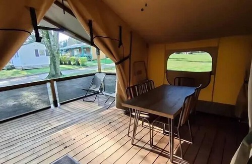 Saint-Nicolas des Eaux House | Camping Le Clos du Blavet * - Lodge Kenya 3 rooms 5 people Without sanitary facilities