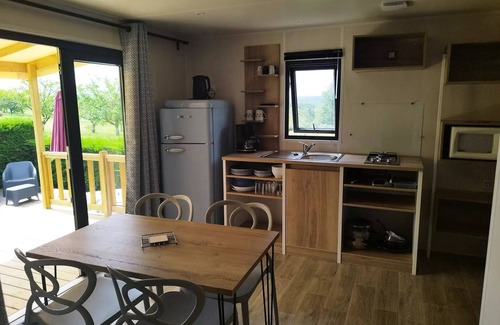 Saint-Laurent-la-Vallee House | Camping Le Daguet * - cabin 4 places 2 bedrooms 4 people