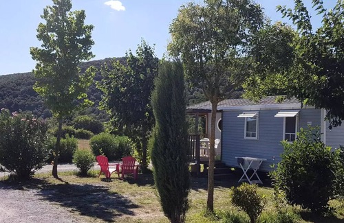 Saint-Maurice-d'Ibie House | Camping Le Sous Bois * - Mobile home IBIE 3 rooms 4 people