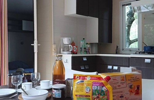Saint-Maurice-d'Ibie House | Camping Le Sous Bois * - Mobile home O'Hara 3 rooms 6 people