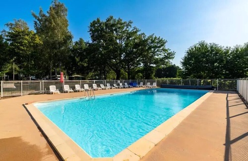 Alrance House | Camping Les Cantarelles * - Mobil home Comfort - 3 bedrooms - Lake view 6 people