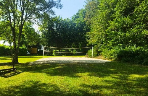 Saint-Gerons House | Camping Les Rives du lac Cantalès * - 3 bedroom mobile home Familia 6 people