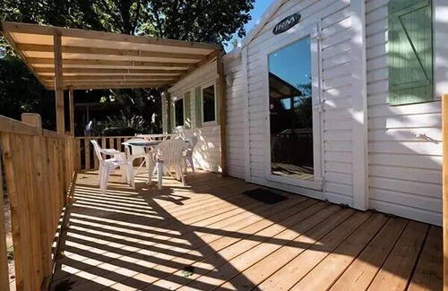 Pont-de-Salars House | Camping Les Terrasses du Lac* - Classic 4-room mobile home for 6 people