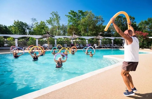 Canet Ski Chalet | Camping maeva Club Les Rivières * - Chalet Gitotel 3 Rooms 5 People Air Conditioned + TV