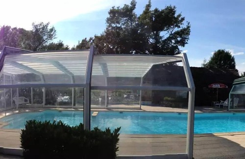Messery Ski Chalet | Camping maeva Escapades Relais du Léman * - Chalet 3 Rooms 4/5 People + TV