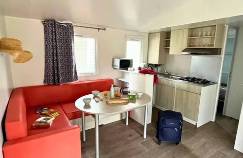 Messery House | Camping maeva Escapades Relais du Léman * - Cozy Mobile Home 4 Rooms 6 People Air Conditioned + TV