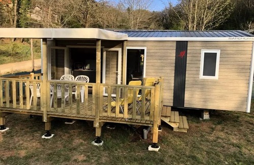 Thonac House | Camping maeva Escapades La Castillonderie * - Comfort Mobile Home 3 Rooms 4 People Air Conditioned + TV