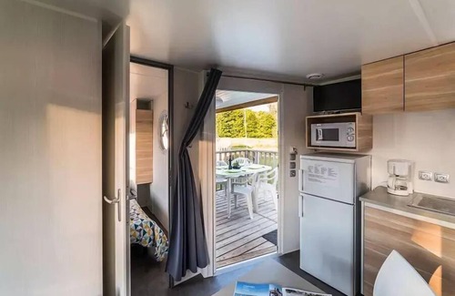 Plougasnou House | Camping maeva Respire Le Domaine de Mesqueau * - Mobile Home SIMPLY O'hara 3 Rooms 4 People + TV