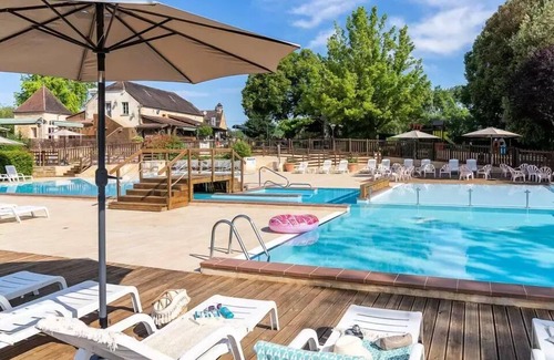 Sainte-Nathalene House | Camping Romanée Les Grottes de Roffy* - EXCLUSIVE mobile home - 3 bedrooms - 2 bathrooms for 6 people