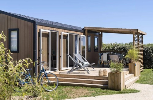 Landevieille House | Camping Romanée L'Evasion* - Premium 4-room mobile home for 6 people