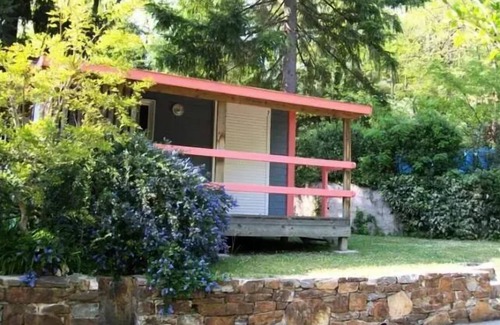 Saint-Jean-du-Gard Ski Chalet | CAMPING SOURCES * - Chalet CONFORT LUXE with terrace and air conditioning 5 persons