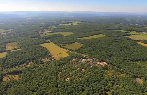 Saint-Antonin Noble Val House | Campsite Les 3 Cantons**** - Tent Lodge 3 rooms 4 perspnnes