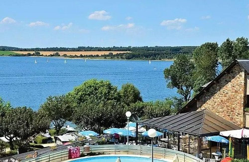 Salles-Curan House | Campsite Beau-Rivage * - Cottage ETOILE (covered terrace) new 2022 4 to 6 people - 4 pers. included in the tariff