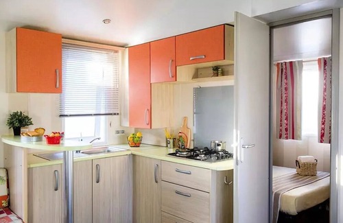 Saint-Amans-des-Cots House | Campsite Domaine des Tours* - Mobil-home Classic 4 rooms 6 people
