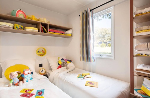 Montels House | Campsite Flower L'Arize * - Mobil home Confort 3 rooms 4 people