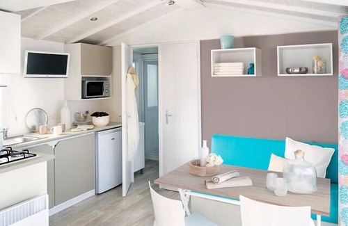 Montels House | Campsite Flower L'Arize * - Mobile home Loggia Confort 3 rooms 5 people