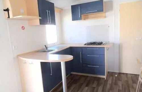 Mialet House | Campsite La Berge Fleurie * - Mobile home 2 bedrooms - 6 pers (1 double bed/2 single beds/convertible sofa) CLIMATEIZATION + TV 6 persons