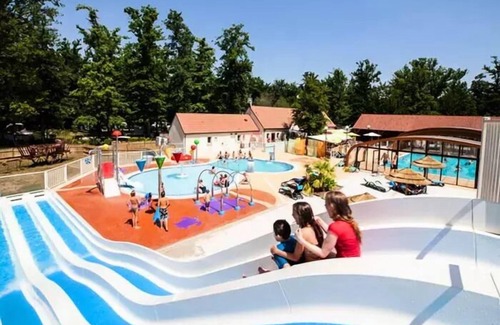 Cande-sur-Beuvron House | Campsite La Grande Tortue* - Comfort Mobile Home 3 Rooms 4/6 People