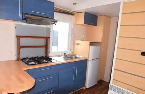 Locmaria-Berrien House | Campsite La Rivière d'Argent * - Mobile home SUPER MERCURE 28m2/2 bedrooms - without terrace 4 people