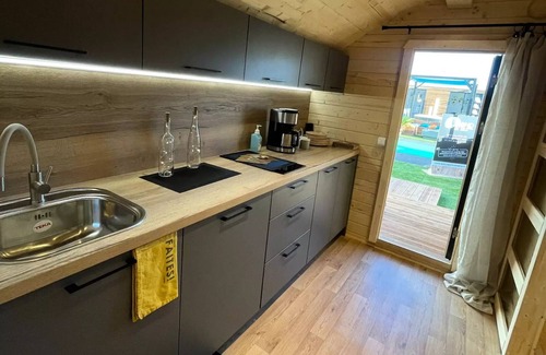 Huelgoat Ski Chalet | Campsite La Rivière d'Argent * - Double Pod - 30m2 - 2 bedrooms 4pers 4 people