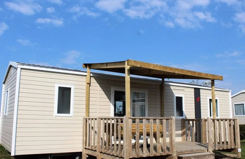 Balleroy House | Campsite Le Clos de Balleroy * - Mobil Home Lodge 100 Comfort plus 3 bedrooms - 2 sdd - 40 m2 + semi covered terrace 6 people