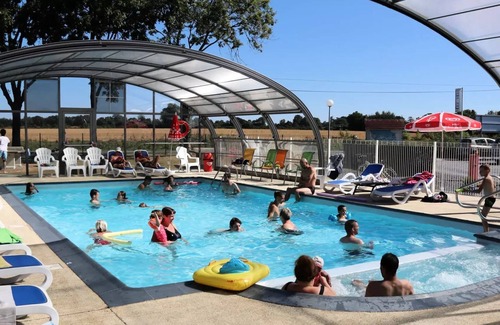 Balleroy House | Campsite Le Clos de Balleroy * - Mobil Home Lodge 100 Comfort plus 3 bedrooms - 2 sdd - 40 m2 + semi covered terrace 6 people