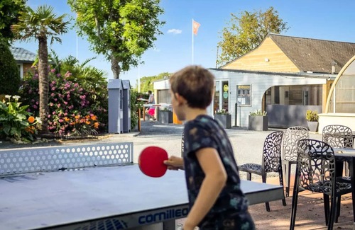 Colleville-sur-Mer House | Campsite Le Robinson * - Cozy LV Plancha 3-Room Mobile Home 4 adults + 1 child under 12 years old