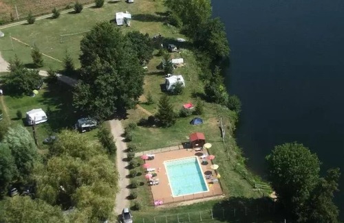 Fumel House | Campsite Les Catalpas * - H28 Mobilhome CLIM 1 ch confideal couple Bed of 160 2 persons