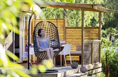 Nevez House | Campsite les Deux Fontaines* - Cottage Privilege TV LV 3 rooms 4 people