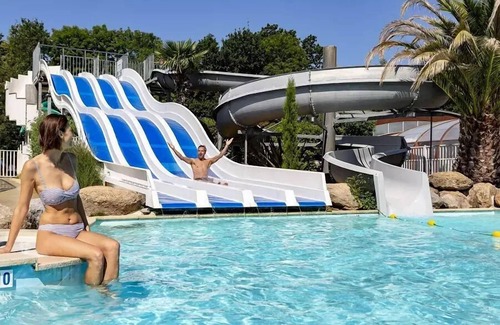 Nevez House | Campsite les Deux Fontaines* - Cottage Privilege TV LV 3 rooms 4 people