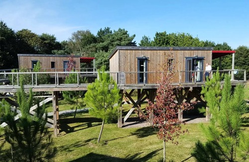 Caro Ski Chalet | Campsite maeva Respire Domaine de Kervallon * - Chalet Comfort Premium 3 Rooms 5 People + TV