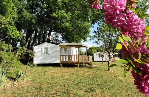 Soturac House | Campsite Nature Le Valenty * - Mobil home 2 bedrooms panoramic Dordogne air conditioned 6 people