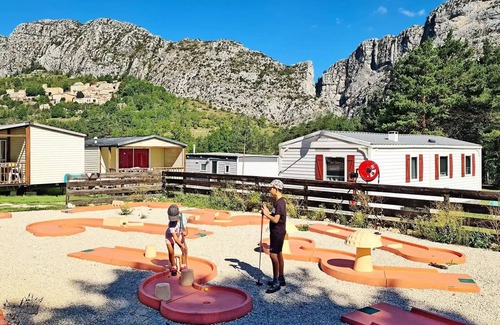 Saint-Auban House | Campsite Tikayan La Pinatelle* - Mobile home Idaho Eco 3 rooms 4 people Air-conditioned