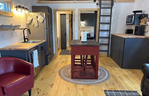 Eagle Rock Apartment | Camptown Cabin Lake front walkdown to water with firepit