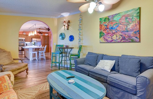 Port Bolivar House | Canal-Front Gilchrist Home w/ Pool - Walk to Beach