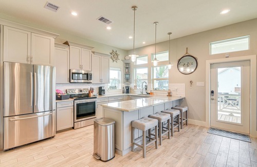 Isla Del Sol House | Canal-Front Home, Walk to Sea Isle Beach!