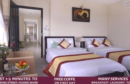 Hue City Centre Hotel | Canary Hotel-Room has Balcony with Hue City View - "Easy walking" to visit [61]