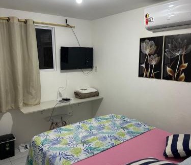 Alto da Boa Vista House | Cantinho aconchegante - Quarto 09 - AR-condicionado